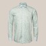 Eton Cotton Tencel Fantasy Medallion Pattern Overhemd Licht Groen