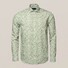 Eton Cotton Tencel Fine Floral Shirt Green