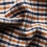 Eton Cotton Tencel Flannel Check Shirt Fine Orange