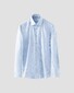 Eton Cotton Tencel Mini Check Cutaway Collar Shirt Light Blue