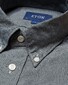 Eton Cotton Tencel Royal Oxford Button Down Overhemd Donker Groen