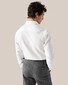 Eton Cotton Tencel Stretch Rich Texture Diagonal Twill Shirt White