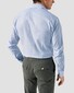 Eton Cotton Tencel Subtle Stretch Overhemd Licht Blauw