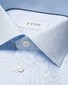 Eton Cotton Twill Cutaway Collar Overhemd Licht Blauw
