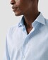 Eton Cotton Twill Cutaway Collar Shirt Light Blue