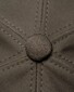 Eton Cotton Twill Uni Leather Detailing Cap Donker Groen