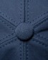 Eton Cotton Twill Uni Leather Detailing Cap Navy