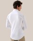 Eton Cotton Two Ply Single Jersey Knit Tone-on-Tone Buttons Overhemd Wit