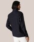 Eton Cotton-Wool-Cashmere Flanel Overshirt Navy