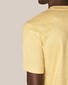 Eton Crew Neck Filo di Scozia Jersey Striped T-Shirt Yellow