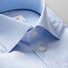 Eton Cutaway Fine Stripe Poplin Overhemd Pastel Blauw