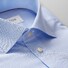 Eton Cutaway Mini Check Shirt Light Blue