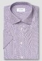 Eton Cutaway Short Sleeve Mini Pattern Shirt Pink