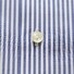 Eton Detail Stripe Cutaway Shirt Dark Evening Blue