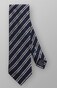 Eton Diagonal Multi Stripe Tie Dark Navy