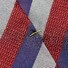 Eton Diagonal Silk Stripe Tie Burgundy Melange