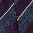 Eton Diagonal Stripe Cotton Silk Linen Das Navy-Rood