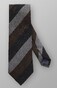 Eton Diagonal Striped Tie Extra Light Grey Melange