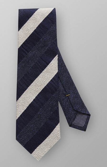 Eton Diagonal Tie Das Donker Blauw