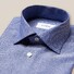 Eton Diamond Weave Overhemd Blauw