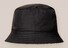 Eton Dobby Bucket Hat Monochrome Patchwork Pattern Hoedje Zwart