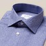 Eton Dobby Cutaway Overhemd Blauw