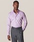 Eton Dobby Fine Texture Shirt Purple