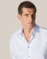Eton Dobby Weave Fine Texture Shirt White