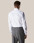 Eton Dobby Weave Tone-on-Tone Buttons Overhemd Wit