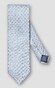 Eton Dotted Checked Silk Linen Irregular Texture Tie Light Blue
