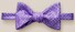 Eton Dotted Geometric Bow Tie Self Tied Purple