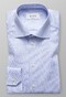 Eton Dotted Striped Effect Shirt Pastel Blue