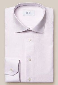 Eton Elegant Subtle Texture Premium Dobby Weave Shirt Light Pink