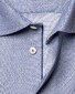 Eton Elegant Texture Royal Dobby Overhemd Donker Blauw