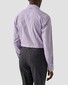 Eton Elevated Poplin Fine Check Mother of Pearl Buttons Supima Cotton Shirt Light Purple