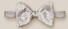 Eton Evening Dotted Jacquard Weave Ready Tied Bow Tie Grey