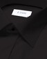 Eton Evening Jacquard Subtle Floral Pattern Mother of Pearl Buttons Shirt Black