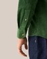 Eton Extra Soft Baby Corduroy Horn-Effect Buttons Overhemd Groen