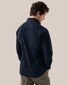 Eton Extra Soft Baby Corduroy Horn-Effect Buttons Overhemd Navy