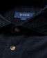 Eton Extra Soft Baby Corduroy Horn-Effect Buttons Overhemd Navy