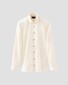 Eton Extra Soft Baby Corduroy Horn-Effect Buttons Overhemd Off White