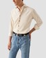 Eton Extra Soft Baby Corduroy Horn-Effect Buttons Overhemd Off White