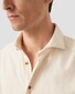 Eton Extra Soft Baby Corduroy Horn-Effect Buttons Overhemd Off White