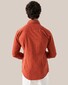 Eton Extra Soft Baby Corduroy Horn-Effect Buttons Overhemd Oranje