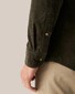 Eton Extra Soft Baby Corduroy Horn-Effect Buttons Shirt Dark Green