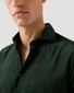 Eton Extra Soft Baby Corduroy Horn-Effect Buttons Shirt Dark Green Melange