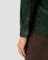 Eton Extra Soft Baby Corduroy Horn-Effect Buttons Shirt Dark Green Melange