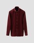 Eton Extra Soft Finish Baby Corduroy Garment Washed Shirt Dark Red