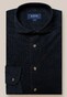 Eton Extra Soft Finish Baby Corduroy Garment Washed Shirt Navy