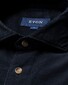 Eton Extra Soft Finish Baby Corduroy Garment Washed Shirt Navy